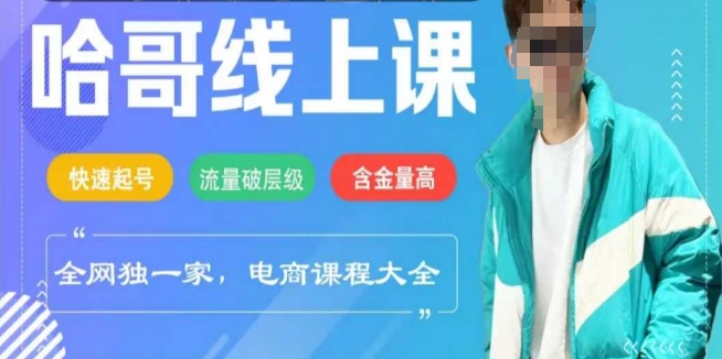 电商线上课程2025年，快速起号，流量破层级，这套方法起号率99%-初橙资源网