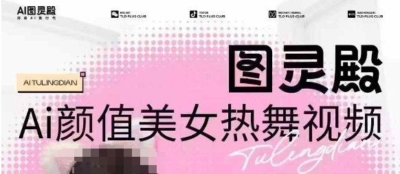 全网首发，原价988图灵殿AI颜值美女热舞视频，云端生图，轻松过原创-初橙资源网